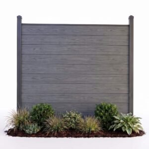 Composite Fence Panel - Dark Grey