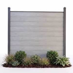 Composite Fence Panel - Light Grey