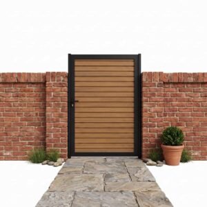 Classic Pedestrian Composite Gate Teak New Gen