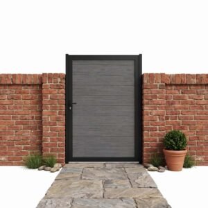 Classic Pedestrian Composite Gate Dark Grey