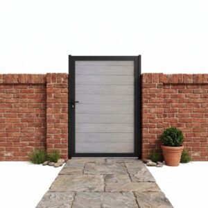 Classic Pedestrian Composite Gate Light Grey