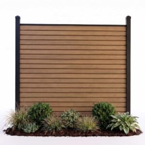 Composite Fence Panel - Teak New Gen